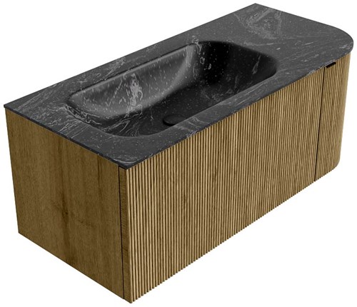 Badmeubel KURVE-DLUX Dusk Wastafel Lava Set12 00032-2