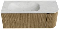 Badmeubel KURVE-DLUX Dusk Wastafel Opalo Set11 00036-1