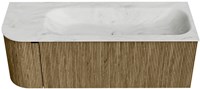 Badmeubel KURVE-DLUX Dusk Wastafel Opalo Set11 00047-1