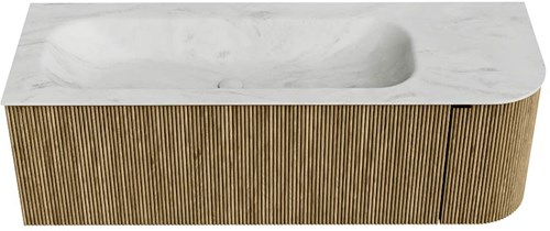 Badmeubel KURVE-DLUX Dusk Wastafel Opalo Set11 00052-1