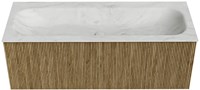 Badmeubel KURVE-DLUX Dusk Wastafel Opalo Set11 00058-1