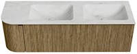 Badmeubel KURVE-DLUX Dusk Wastafel Opalo Set11 00075-1