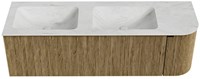 Badmeubel KURVE-DLUX Dusk Wastafel Opalo Set11 00076-1