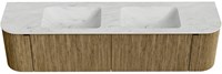Badmeubel KURVE-DLUX Dusk Wastafel Opalo Set11 00081-1