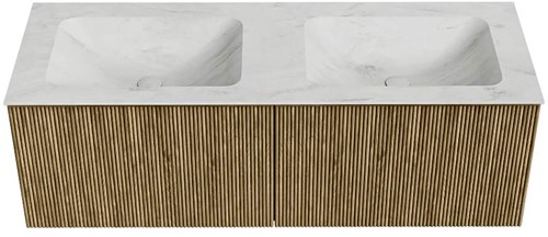 Badmeubel KURVE-DLUX Dusk Wastafel Opalo Set11 00082-1