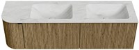 Badmeubel KURVE-DLUX Dusk Wastafel Opalo Set11 00083-1