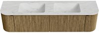 Badmeubel KURVE-DLUX Dusk Wastafel Opalo Set11 00085-1