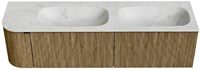 Badmeubel KURVE-DLUX Dusk Wastafel Opalo Set11 00091-1