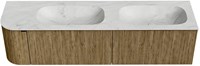Badmeubel KURVE-DLUX Dusk Wastafel Opalo Set11 00099-1