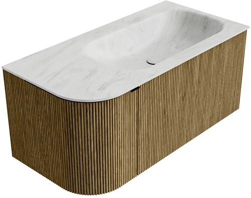 Badmeubel KURVE-DLUX Dusk Wastafel Opalo Set12 00023-2