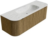Badmeubel KURVE-DLUX Dusk Wastafel Opalo Set12 00029-2