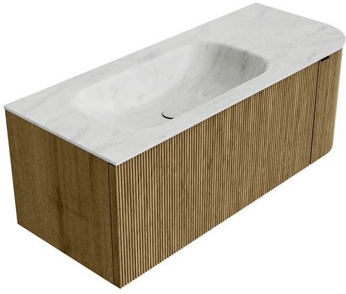 Badmeubel KURVE-DLUX Dusk Wastafel Opalo Set12 00036-2