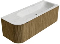 Badmeubel KURVE-DLUX Dusk Wastafel Opalo Set12 00047-2