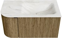 Badmeubel KURVE-DLUX Dusk Wastafel Ostra Set11 00015-1