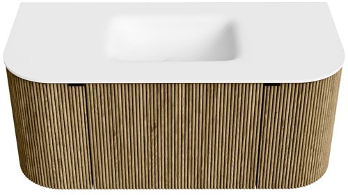 Badmeubel KURVE Dusk Wastafel Talc Set11 00009-1
