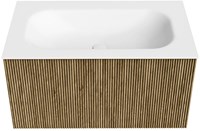 Badmeubel KURVE Dusk Wastafel Talc Set11 00026-1