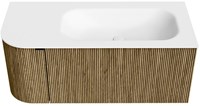 Badmeubel KURVE Dusk Wastafel Talc Set11 00027-1