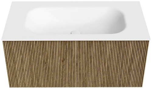 Badmeubel KURVE Dusk Wastafel Talc Set11 00038-1