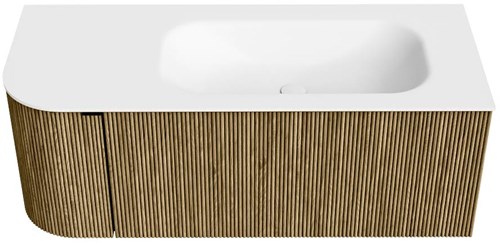 Badmeubel KURVE Dusk Wastafel Talc Set11 00039-1