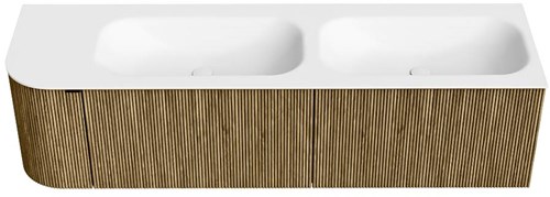 Badmeubel KURVE Dusk Wastafel Talc Set11 00091-1
