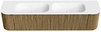 Badmeubel KURVE Dusk Wastafel Talc Set11 00093-1