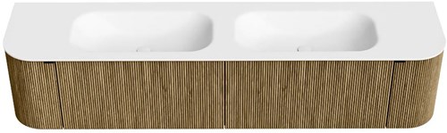 Badmeubel KURVE Dusk Wastafel Talc Set11 00101-1