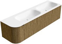 Badmeubel KURVE Dusk Wastafel Talc Set12 00091-2