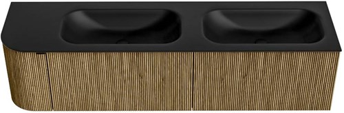 Badmeubel KURVE Dusk Wastafel Urban Set11 00095-1