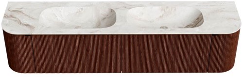 Badmeubel KURVE-DLUX Ruby Wastafel Frappe Set11 0089-1