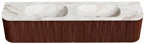 Badmeubel KURVE-DLUX Ruby Wastafel Frappe Set11 0097-1