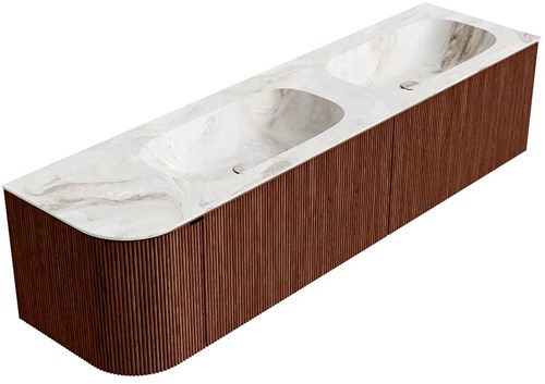 Badmeubel KURVE-DLUX Ruby Wastafel Frappe Set12 00095-2