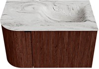 Badmeubel KURVE-DLUX Ruby Wastafel Glace Set11 00003-1