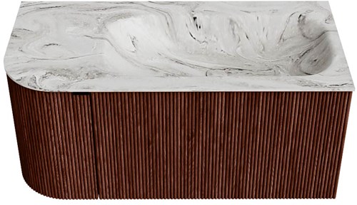 Badmeubel KURVE-DLUX Ruby Wastafel Glace Set11 00019-1