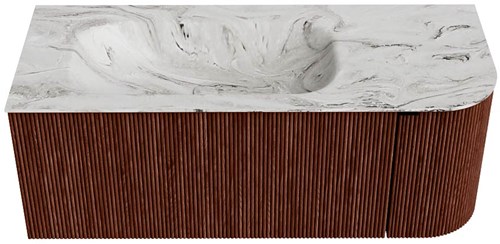 Badmeubel KURVE-DLUX Ruby Wastafel Glace Set11 00040-1