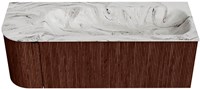 Badmeubel KURVE-DLUX Ruby Wastafel Glace Set11 00047-1