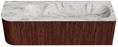 Badmeubel KURVE-DLUX Ruby Wastafel Glace Set11 00063-1