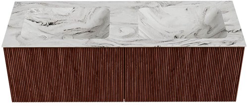 Badmeubel KURVE-DLUX Ruby Wastafel Glace Set11 00078-1