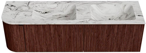 Badmeubel KURVE-DLUX Ruby Wastafel Glace Set11 00079-1