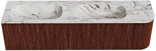 Badmeubel KURVE-DLUX Ruby Wastafel Glace Set11 00100-1