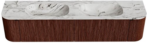 Badmeubel KURVE-DLUX Ruby Wastafel Glace Set11 00101-1