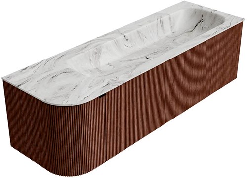 Badmeubel KURVE-DLUX Ruby Wastafel Glace Set12 00067-2