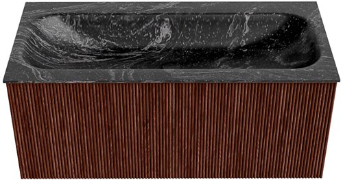 Badmeubel KURVE-DLUX Ruby Wastafel Lava Set11 00046-1