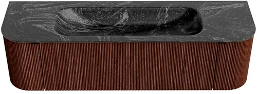 Badmeubel KURVE-DLUX Ruby Wastafel Lava Set11 00053-1
