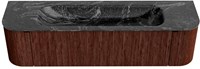 Badmeubel KURVE-DLUX Ruby Wastafel Lava Set11 00061-1