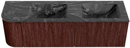 Badmeubel KURVE-DLUX Ruby Wastafel Lava Set11 00079-1