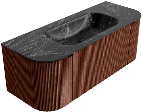 Badmeubel KURVE-DLUX Ruby Wastafel Lava Set12 00025-2