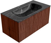 Badmeubel KURVE-DLUX Ruby Wastafel Lava Set12 00034-2