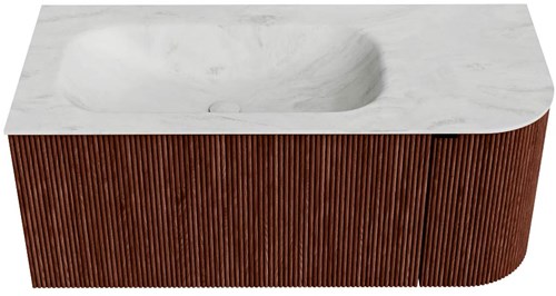 Badmeubel KURVE-DLUX Ruby Wastafel Opalo Set11 00028-1