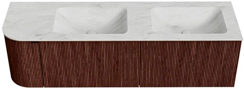 Badmeubel KURVE-DLUX Ruby Wastafel Opalo Set11 00079-1