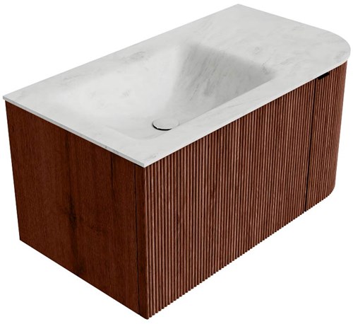Badmeubel KURVE-DLUX Ruby Wastafel Opalo Set12 00012-2